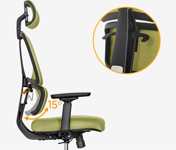 ᐈ Крісло Mealux Leo Air Green (Y-543 KZ) купити в MEALUX.ua