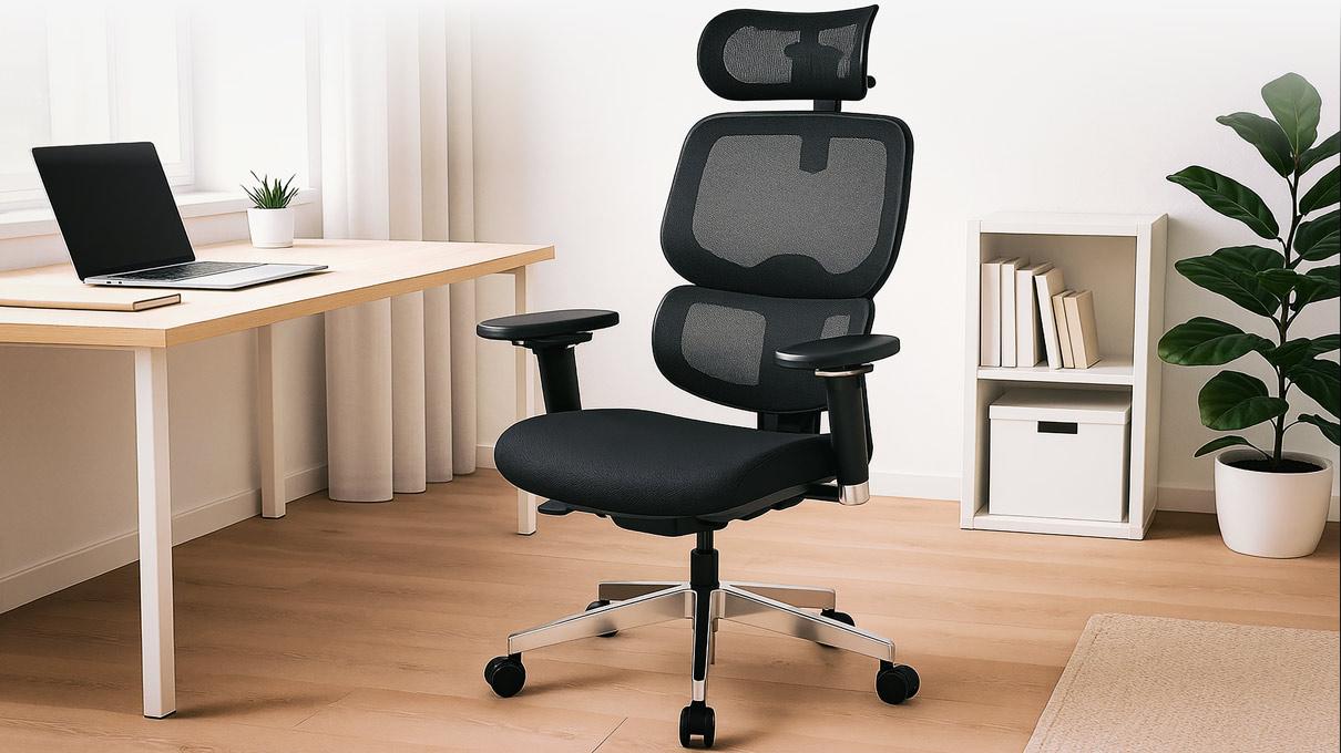 ᐈ Эргономичное кресло Mealux D2 Air Fabric Black (HF-D2 F/B