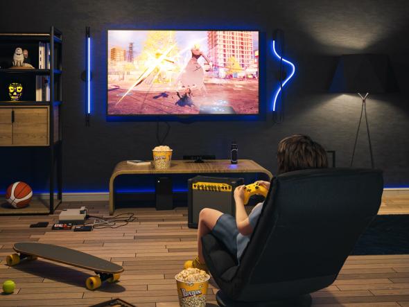 Armchair Cyberlux GM-F03 Fabric Black