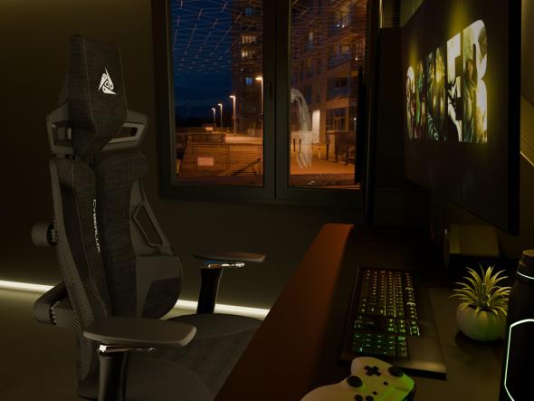 Кресло Cyberlux V10 Fabric Black