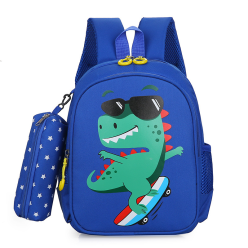 Дитячий рюкзак Рюкзак детский Evo-Kids Small Dino Skate Blue