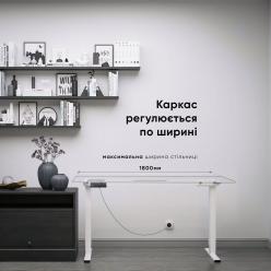 Каркас електростолу Mealux Powerframe Duo White