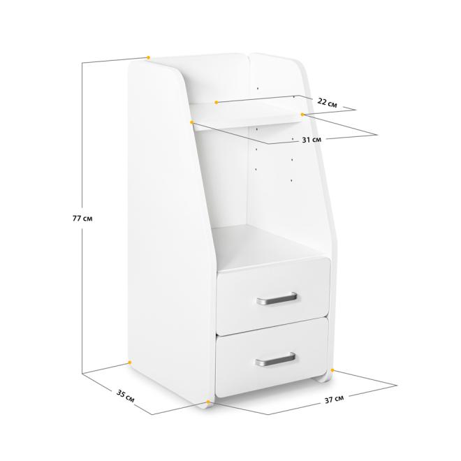 Тумба Mealux BD-C12 White Фото 3