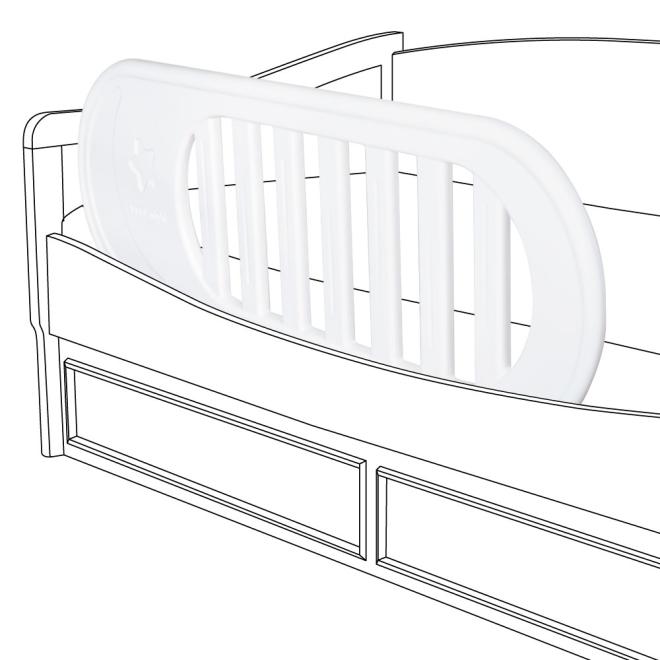 Бар'єр для ліжка Mealux Raily Фото 1