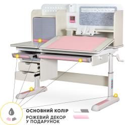 Дитячий стіл Mealux Winnipeg Multicolor Plus MG Pink