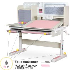 Дитячий стіл Mealux Winnipeg Multicolor MG Pink