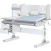 Дитячий стіл Mealux Hamilton Multicolor with shelf Grey