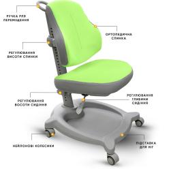Дитяче крісло ErgoKids GT Y-402 ortopedic Green