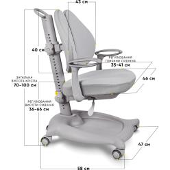 Дитяче крісло ErgoKids GT Y-404 ortopedic Grey
