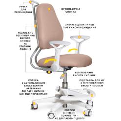 Дитяче крісло ErgoKids Mio Ergo Brown