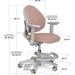 Дитяче крісло Evo-kids Mio Brown