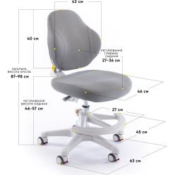 Дитяче крісло Evo-Kids Mio Classic Grey