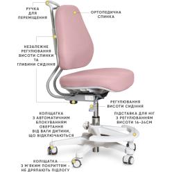 Дитяче крісло Evo-Kids Mio Ergo Lite Dark Pink