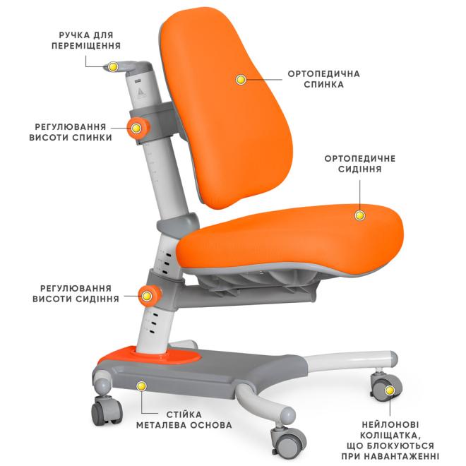 Дитяче крісло Evo-kids Omega Orange Фото 2