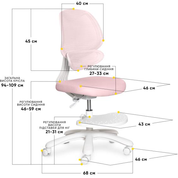 Evo-Kids Sirius Air Pink-size