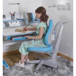 Дитяче крісло Mealux Match gray base Blue
