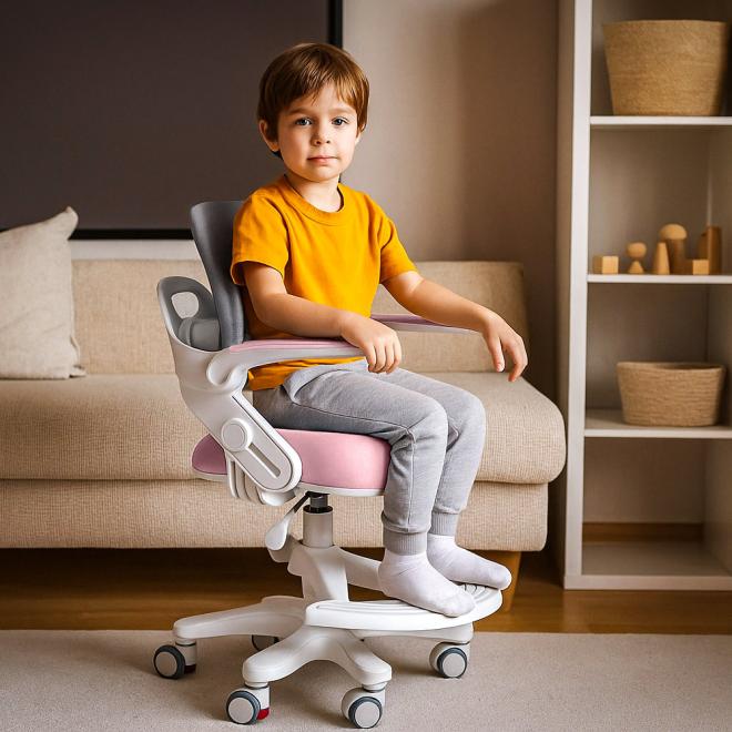Child's chair Neo Air Pink Grey Photo 4
