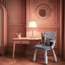Дитяче крісло Mealux Neo Air Static Dark Blue