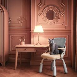 Дитяче крісло Mealux Neo Air Static Peach