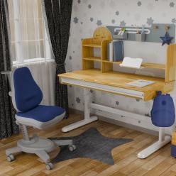Дитяче крісло Mealux Onyx Dark Blue / Grey