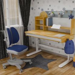 Дитяче крісло Mealux Onyx Duo Dark Blue / Grey