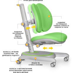 Дитяче крісло Mealux Ortoback Duo Green