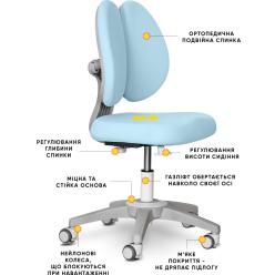 Дитяче крісло Mealux Sprint Duo Lite Blue