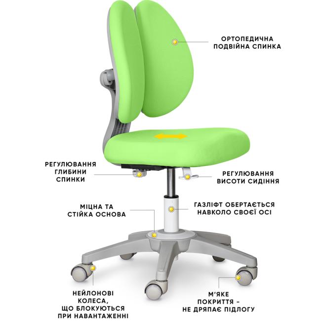 Дитяче крісло Mealux Sprint Duo Lite Green Фото 2