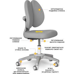 Дитяче крісло Mealux Sprint Duo Lite Grey
