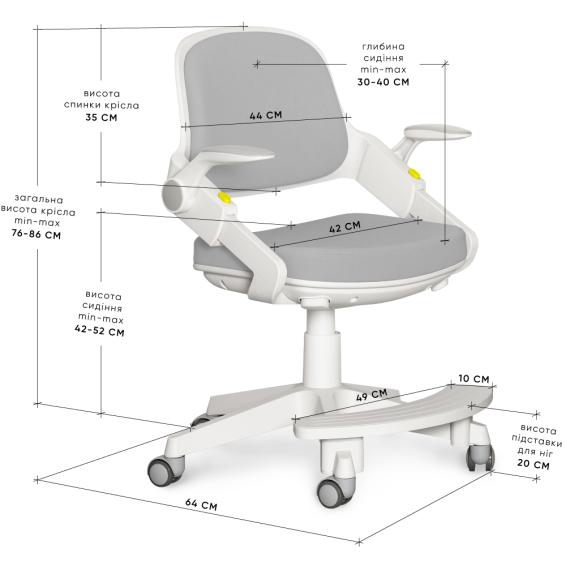 Mealux Vivo Grey-size