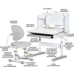 Дитячий комплект Mealux Nemo XL Grey