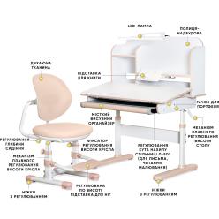 Детский комплект Mealux Nemo XL Peach