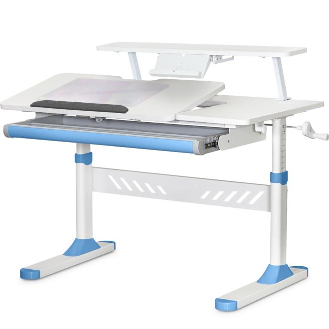 Дитячий стіл Evo-кids TH-310 з полицею Blue Фото 1
