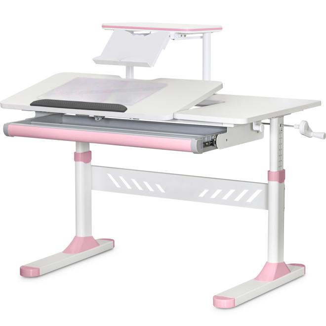 Дитячий стіл Evo-кids TH-310 з полицею Pink Фото 1