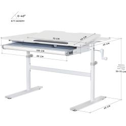 Дитячий стіл Evo-кids TH-220 Grey