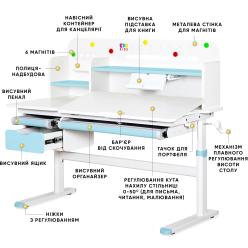 Детский стол Evo-kids TH-360 Plus White Blue