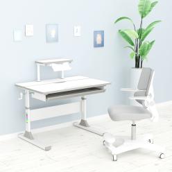 Детский стол Mealux Edmonton Multicolor с полкой S-50 Grey