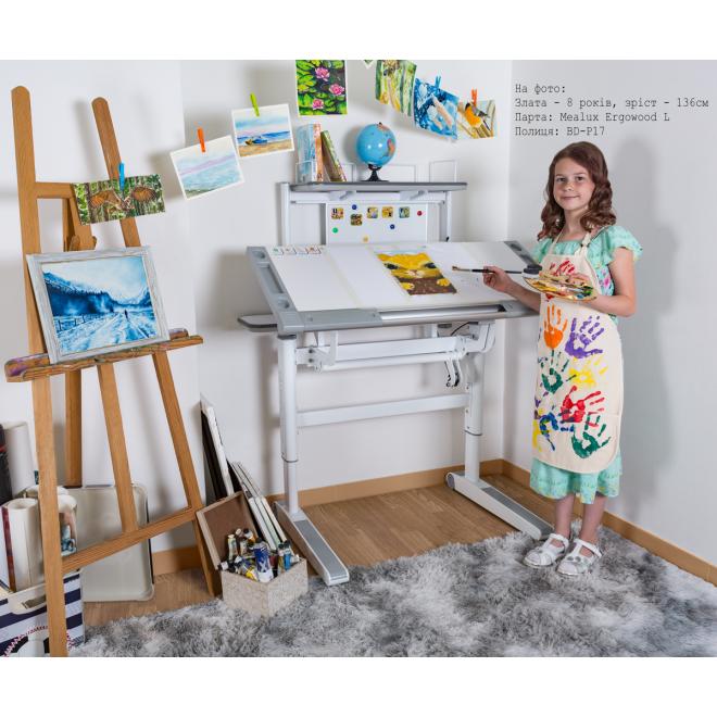 Дитячий стіл Mealux Ergowood L Multicolor TG Фото 6