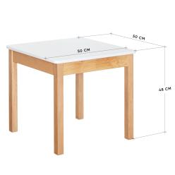 Дитячий стіл Mealux KD-F951 White Wood