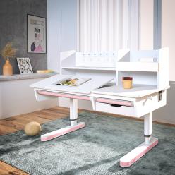 Дитячий стіл Mealux Montreal 2 Multicolor з полицею
