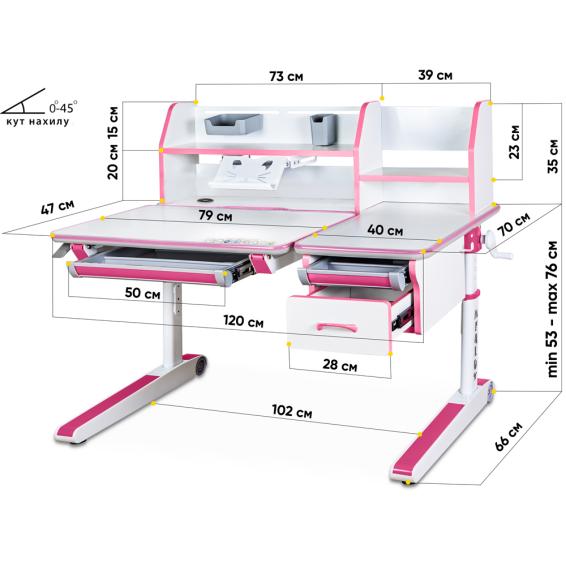 Mealux Sherwood Energy Pink-size