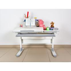 Дитячий стіл Mealux Vancouver Multicolor с полкой S50 Grey