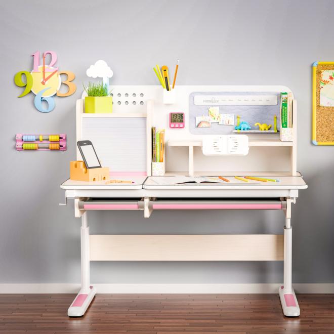 Дитячий стіл Mealux Winnipeg Multicolor MG Pink Фото 6