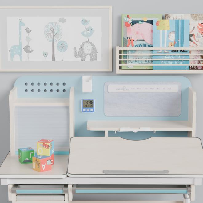 Дитячий стіл Mealux Winnipeg Multicolor Plus MG Blue Фото 6