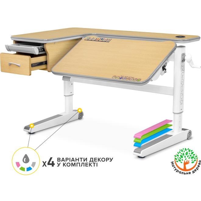 Дитячий стіл Mealux Woodville Multicolor Energy MG Фото 1