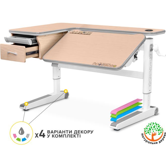 Дитячий стіл Mealux Woodville Multicolor Energy MG Фото 1