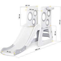 Гірка Mealux Luna White / Grey