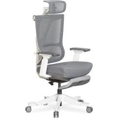 Armchair Mealux S6 Air Fabric Grey / White