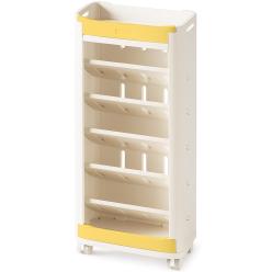Стеллаж Mealux Brooks White / Yellow