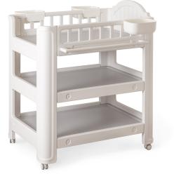 Changing table Mealux Betty White / Grey